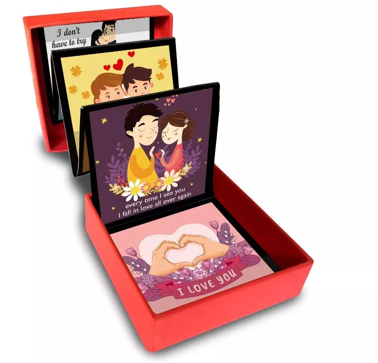 Love Messages Popup Romantic Gift Box