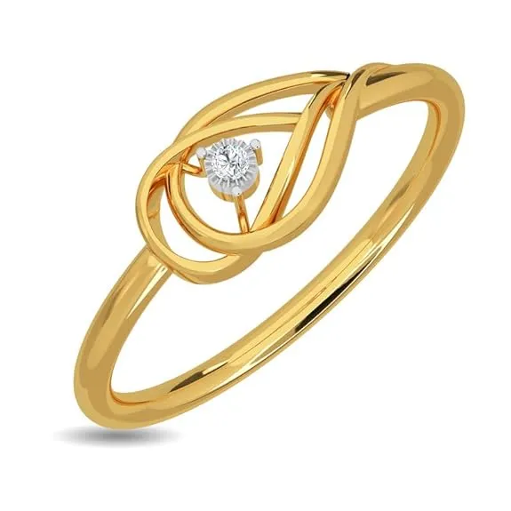 KISNA Real Diamond Jewellery Gold Diamond Ring