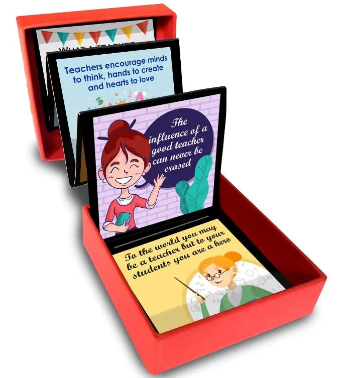 Teachers Messages Popup Box - Gift for Teacher's Day